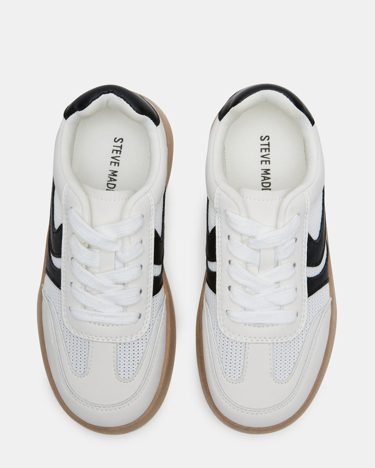 Kids' JERSEY White Girls' Low-Top Platform Sneaker | Steve Madden on Sale