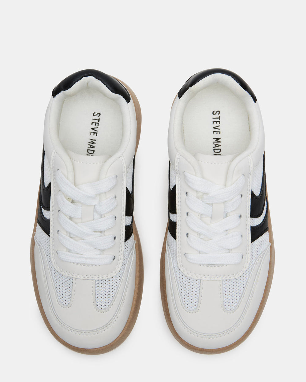 Kids' JERSEY White Girls' Low-Top Platform Sneaker | Steve Madden on Sale
