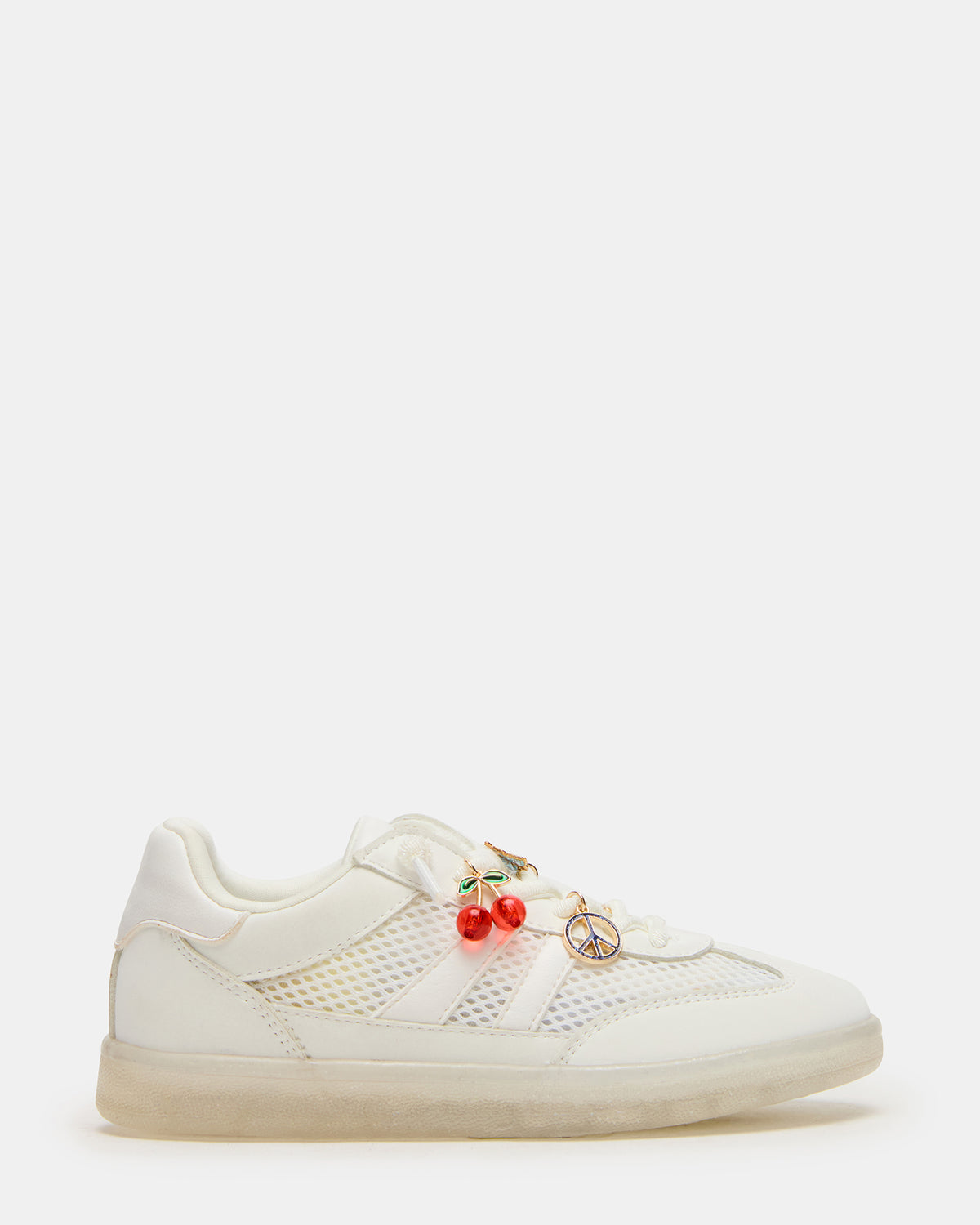 Kids' VERDICT White Multi Low-Top Lace-Up Girls' Sneaker | Steve Madden near me
