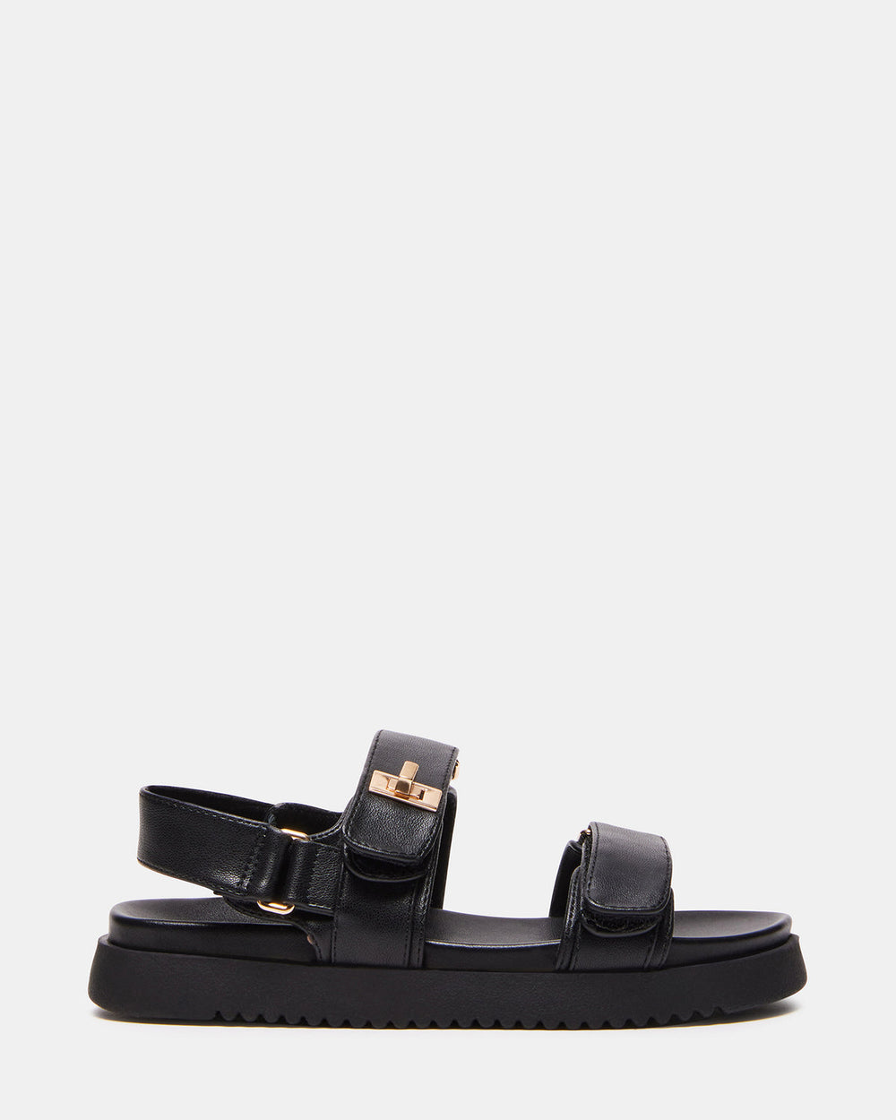 Kids' MONA Black Girls' Flatform Sandal | Steve Madden outlet