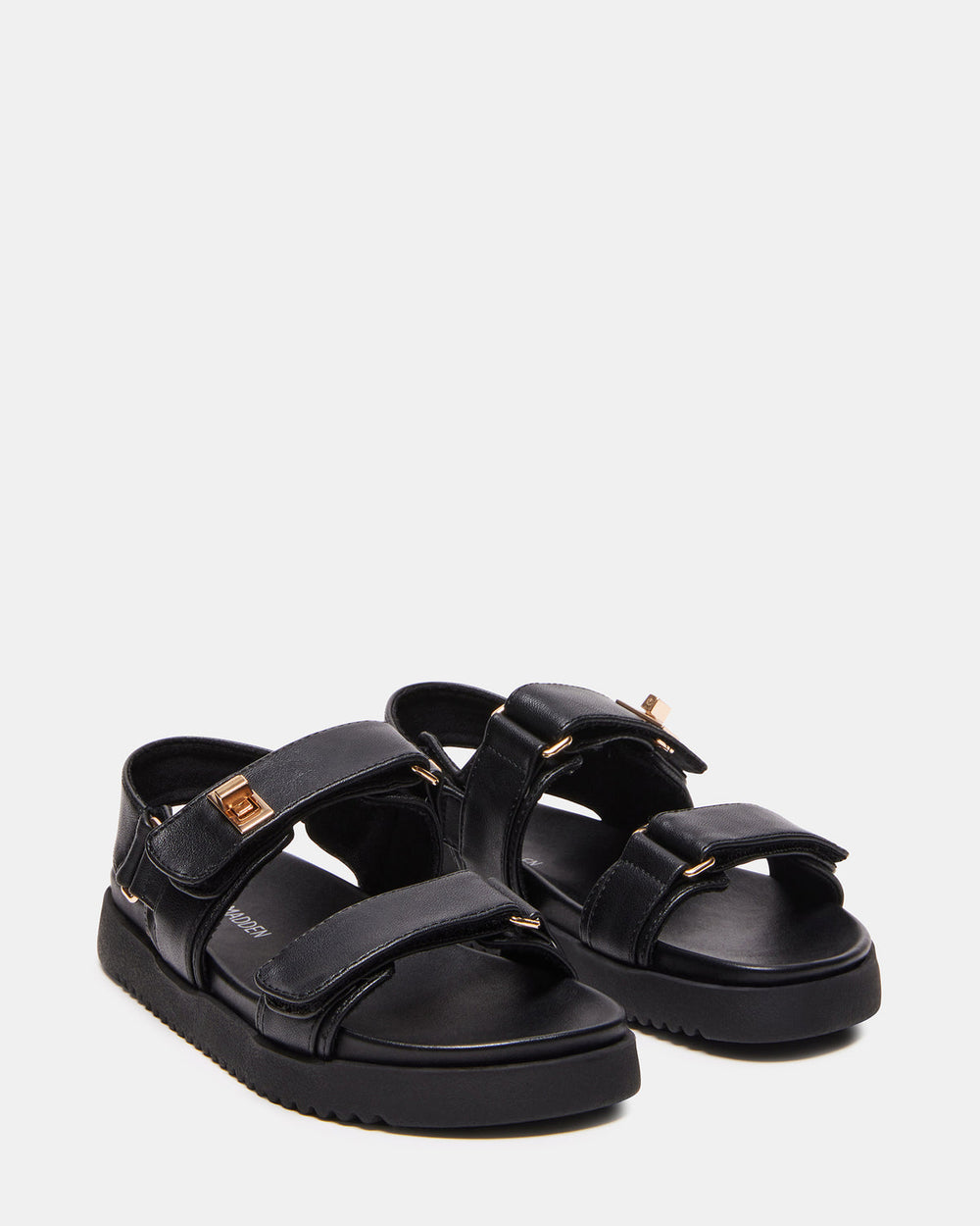 Kids' MONA Black Girls' Flatform Sandal | Steve Madden outlet