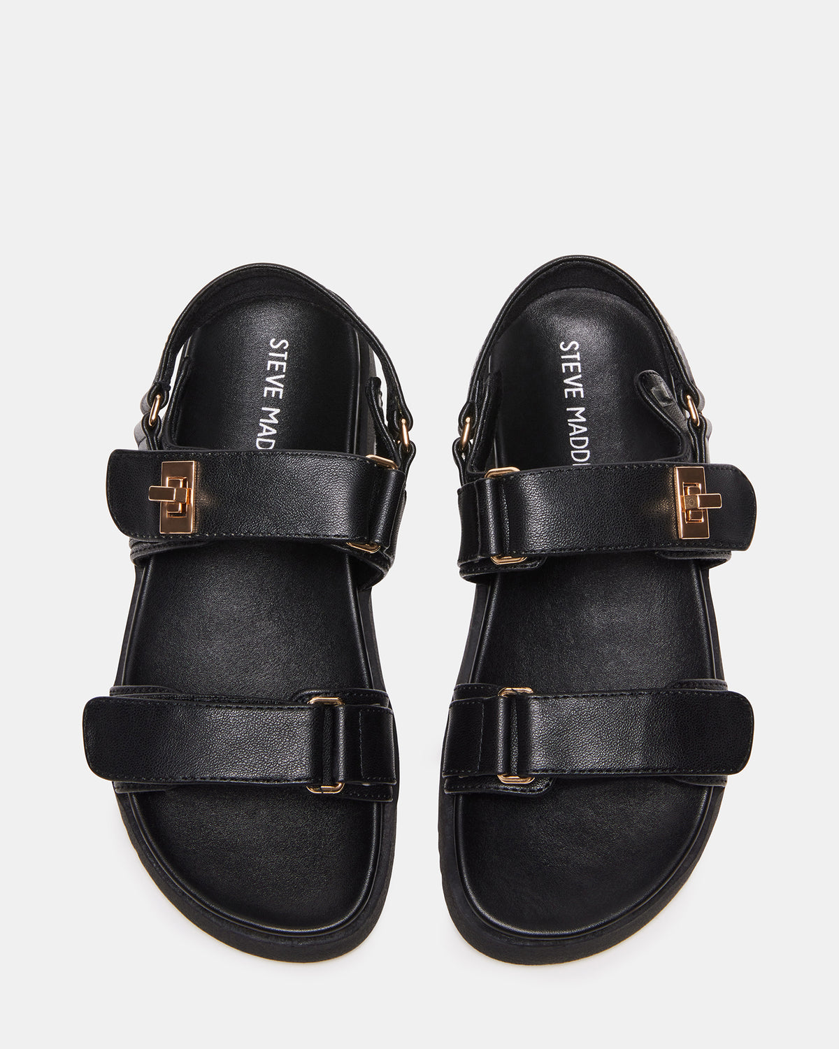 Kids' MONA Black Girls' Flatform Sandal | Steve Madden outlet