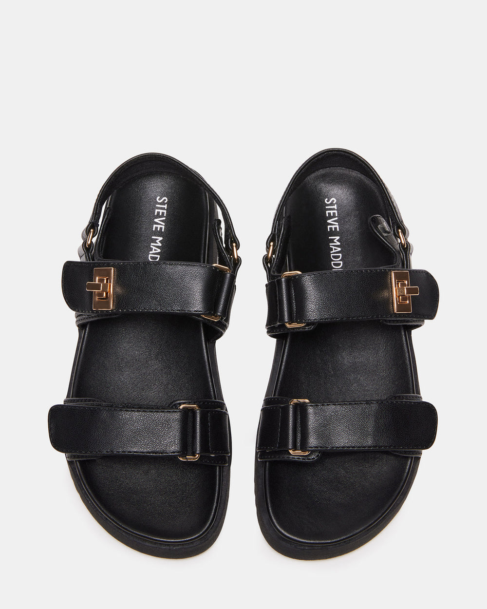 Kids' MONA Black Girls' Flatform Sandal | Steve Madden outlet