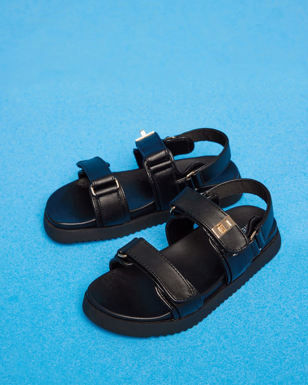 Kids' MONA Black Girls' Flatform Sandal | Steve Madden outlet