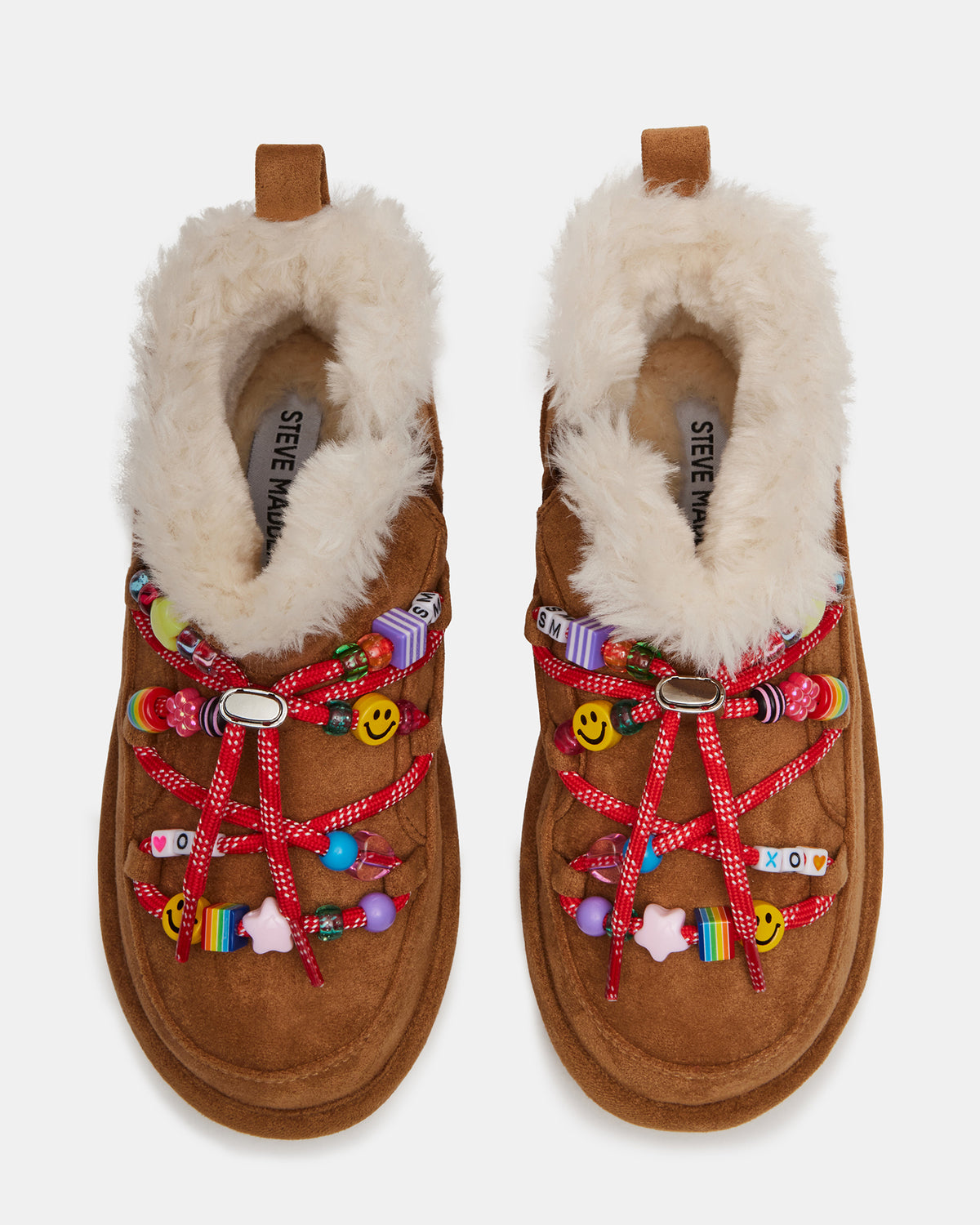 Kids' GLAZER Cognac Girls' Lace-Up Ankle Boot | Steve Madden Sale