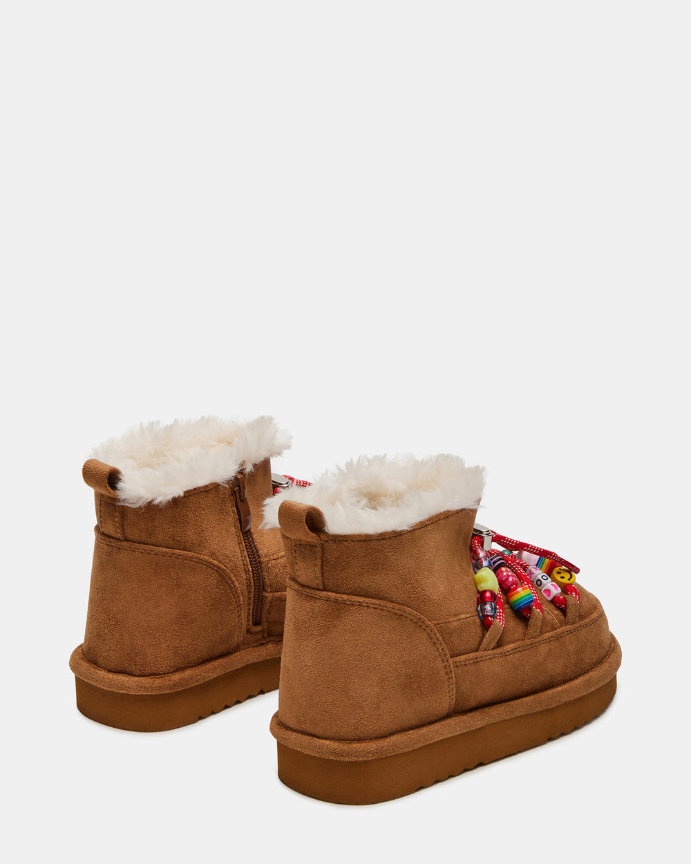 Kids' GLAZER Cognac Girls' Lace-Up Ankle Boot | Steve Madden Sale