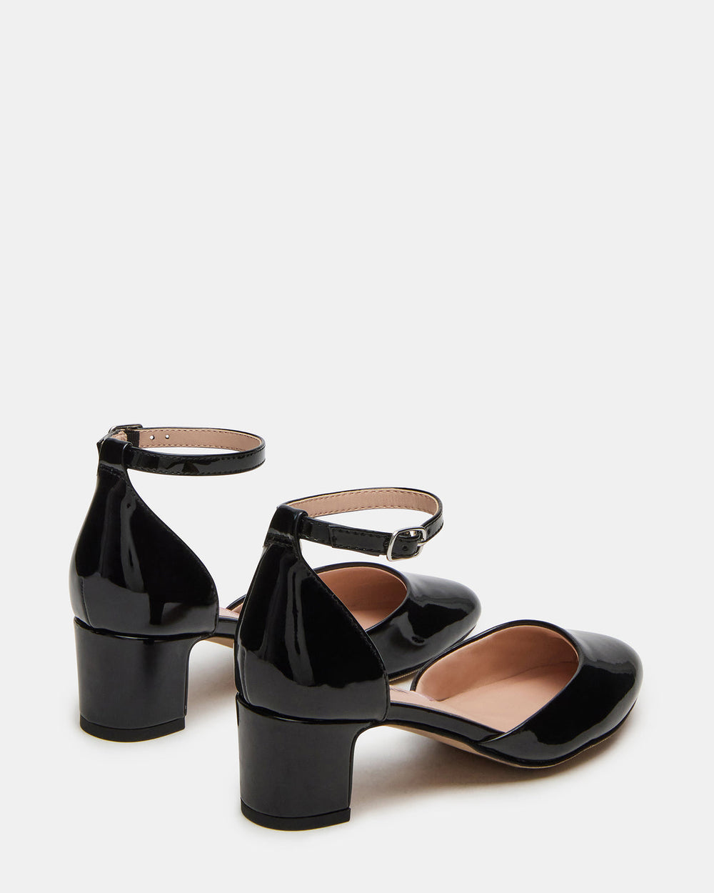 Kids' PRETTYY Black Patent Girls' Block Heel | Steve Madden for Sale