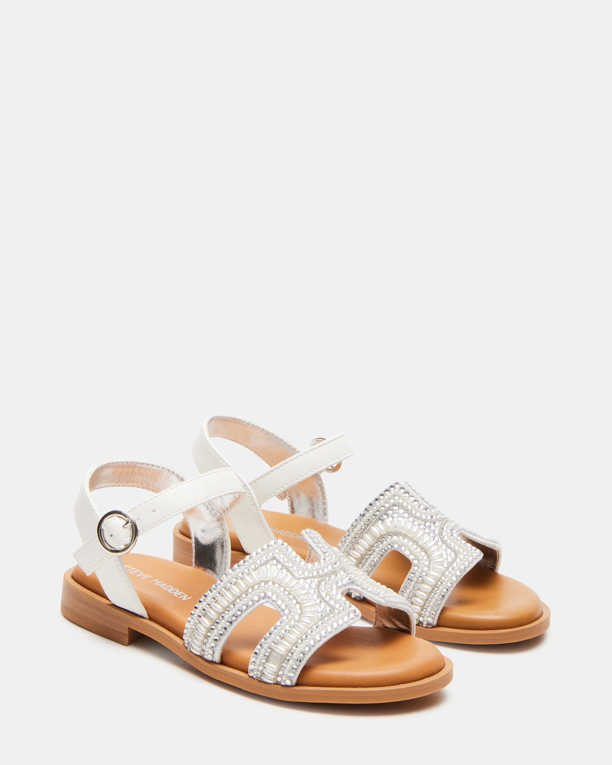 Kids' HAYDLYN Ivory Girls' Sandals | Steve Madden US