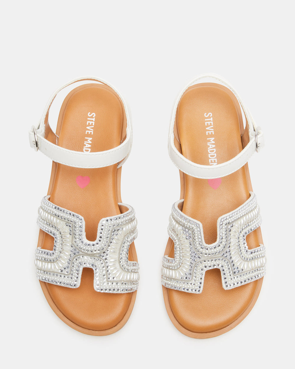 Kids' HAYDLYN Ivory Girls' Sandals | Steve Madden US