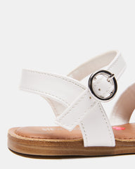 Kids' HAYDIN White Girls' Sandals | Steve Madden outlet