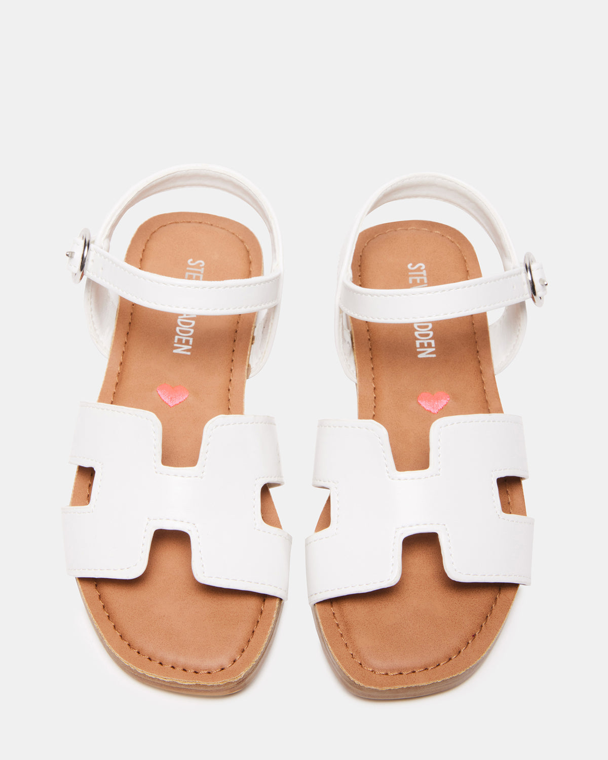 Kids' HAYDIN White Girls' Sandals | Steve Madden outlet
