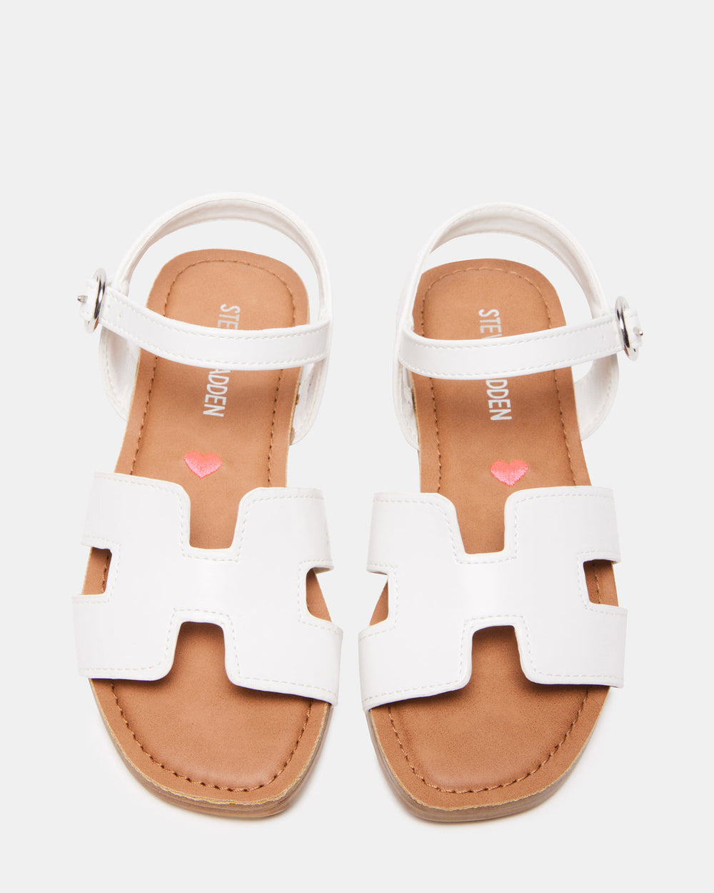 Kids' HAYDIN White Girls' Sandals | Steve Madden outlet