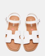 Kids' HAYDIN White Girls' Sandals | Steve Madden outlet