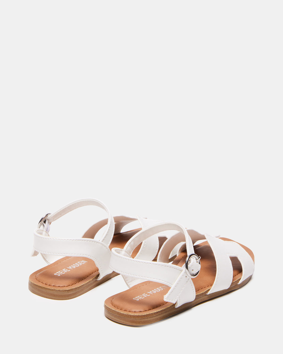Kids' HAYDIN White Girls' Sandals | Steve Madden outlet