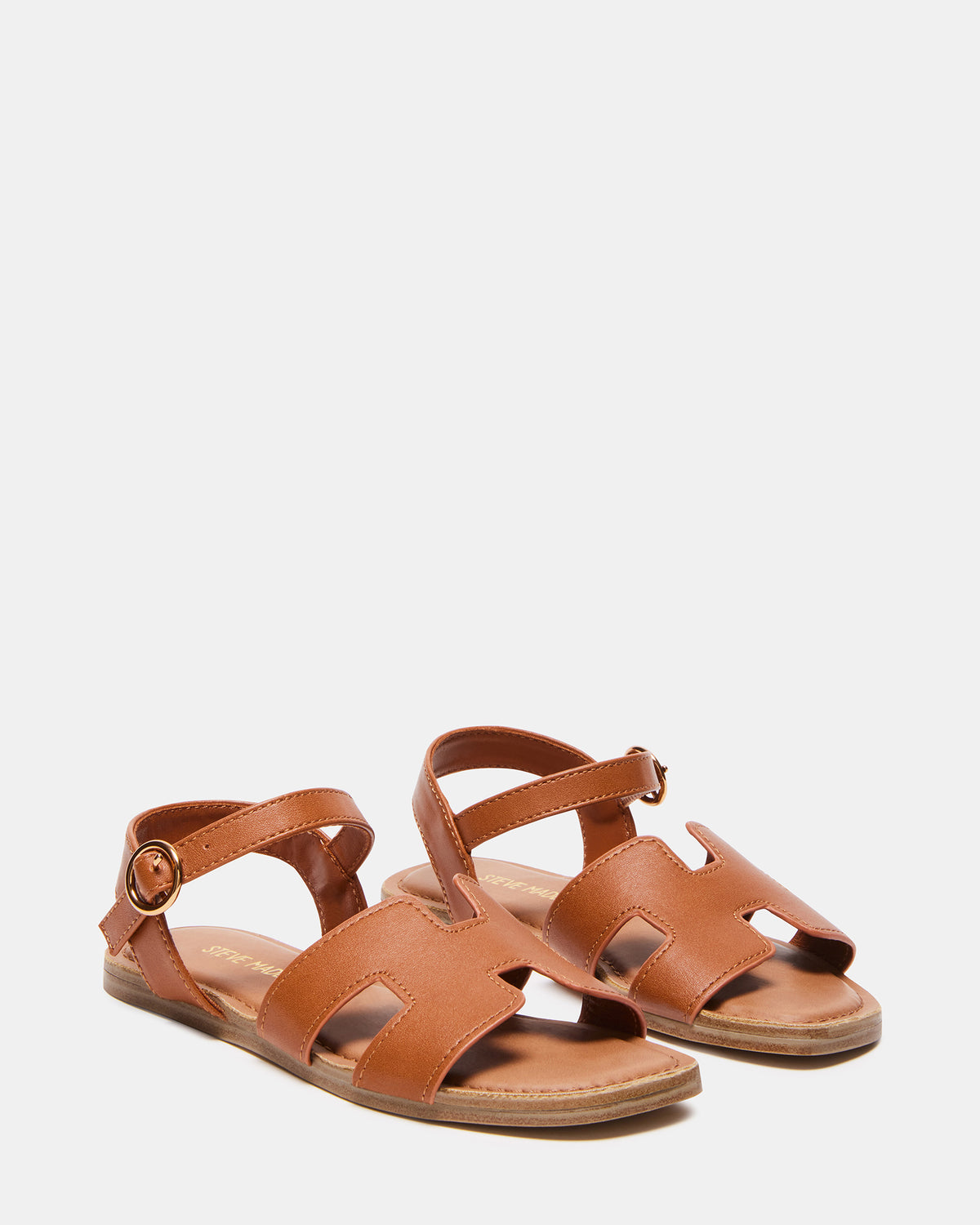 Kids' HAYDIN Cognac Girls' Sandals | Steve Madden on Sale