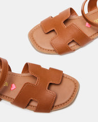 Kids' HAYDIN Cognac Girls' Sandals | Steve Madden on Sale
