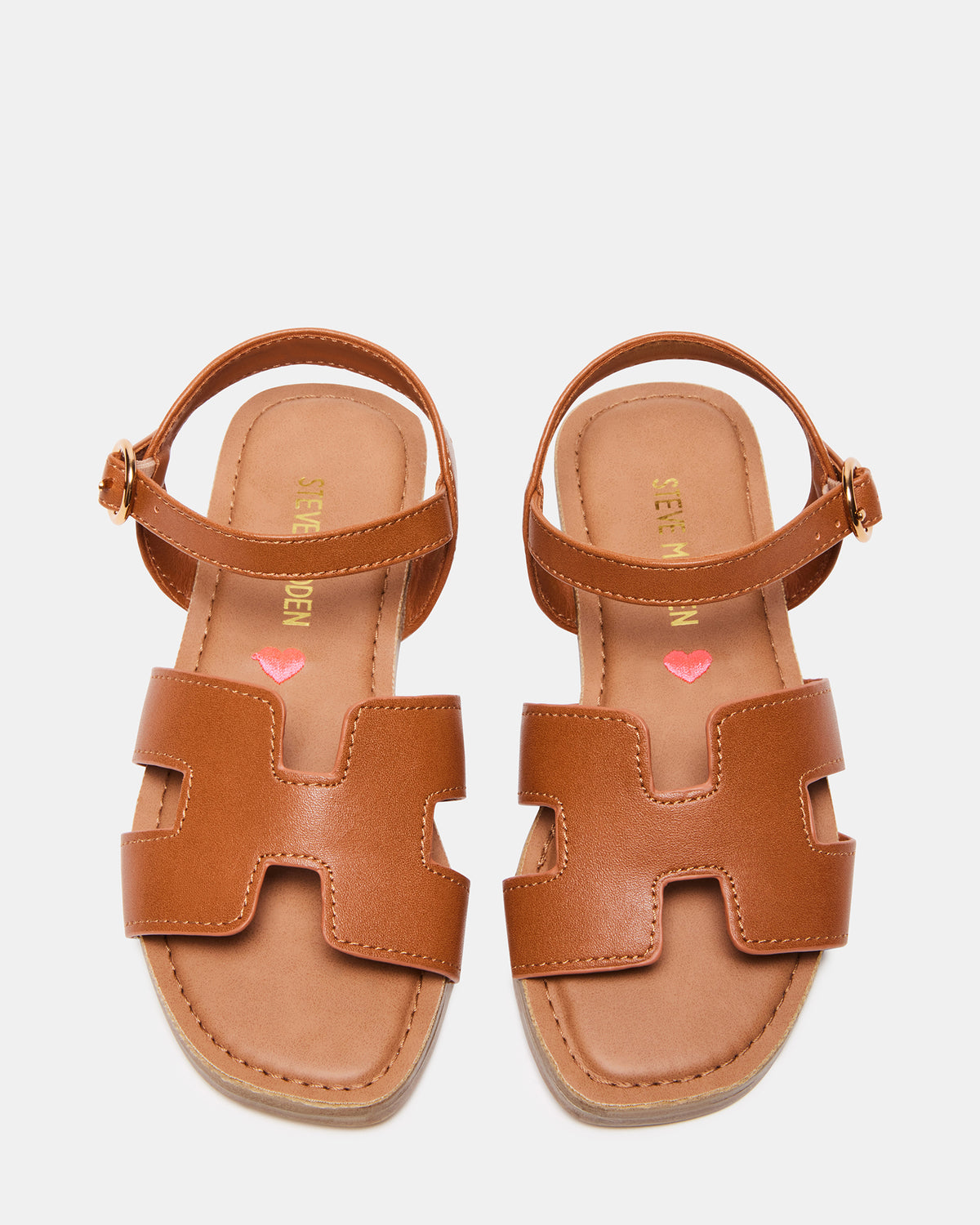 Kids' HAYDIN Cognac Girls' Sandals | Steve Madden on Sale