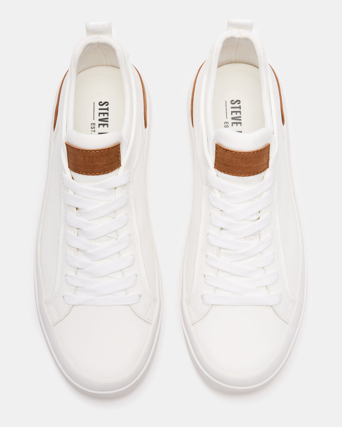 DACK White Men's Lace-Up Sneakers | Steve Madden near me