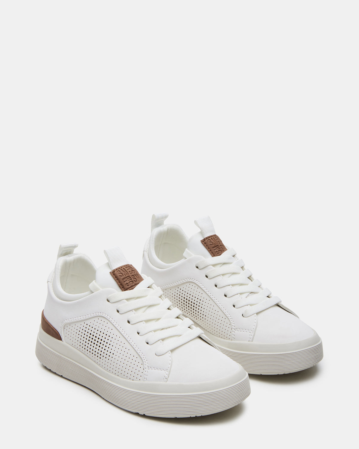 Kids' OASYS White Boys' Low-Top Lace-Up Sneakers | Steve Madden discount