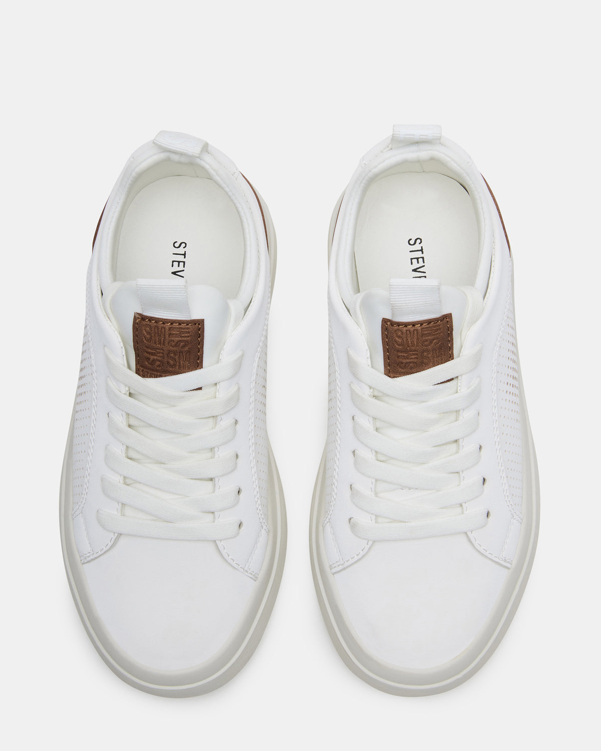 Kids' OASYS White Boys' Low-Top Lace-Up Sneakers | Steve Madden discount