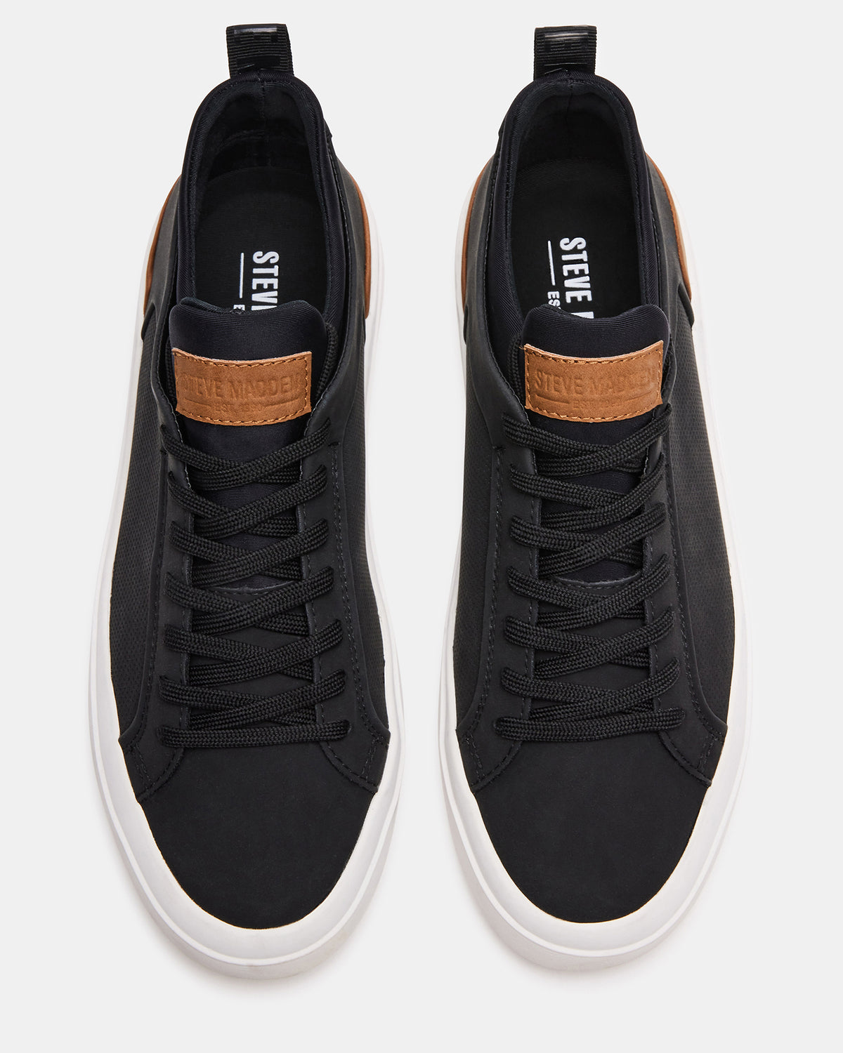 DACK Black Men's Lace-Up Sneakers | Steve Madden online