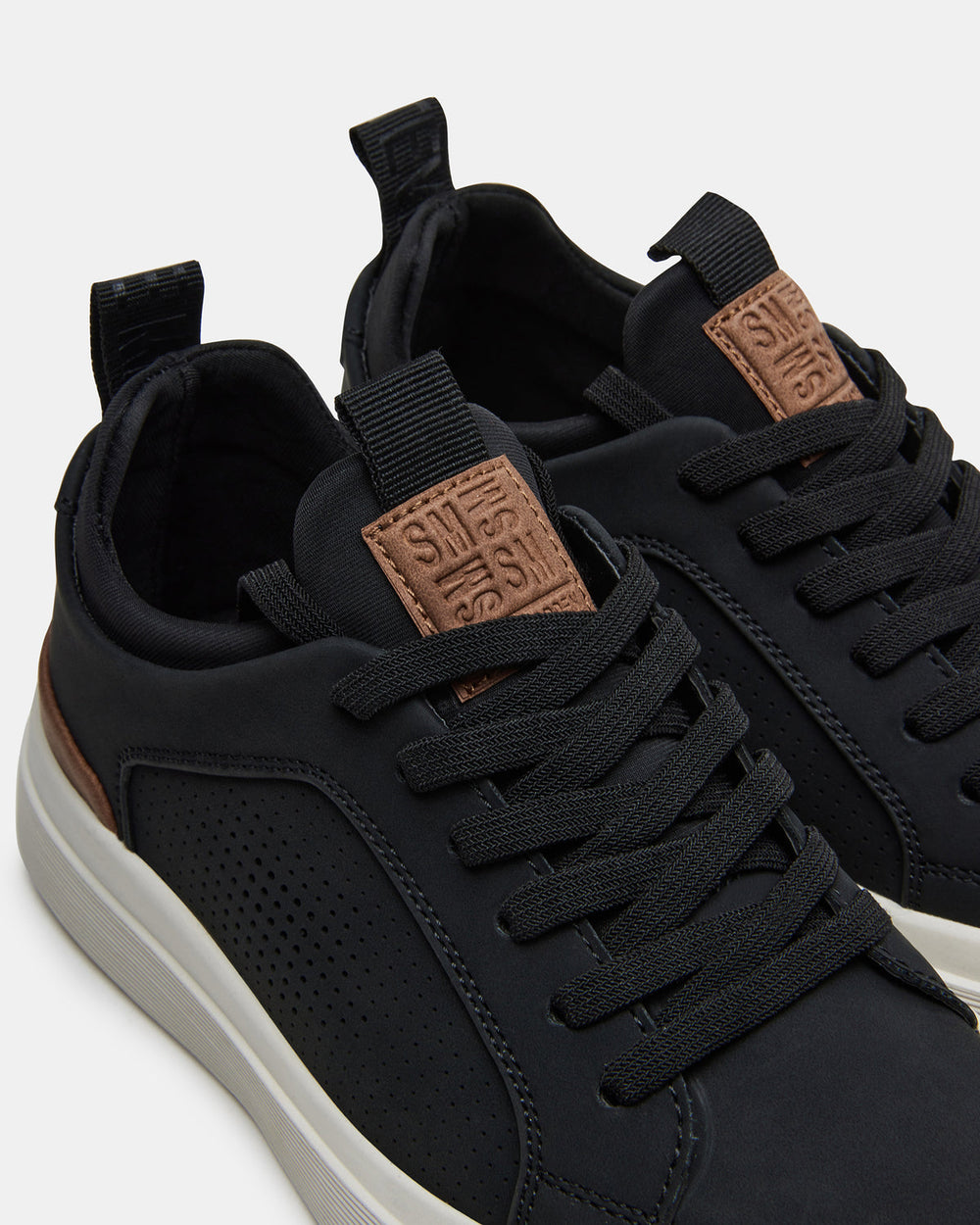 Kids' OASYS Black Boys' Low-Top Lace-Up Sneakers | Steve Madden US