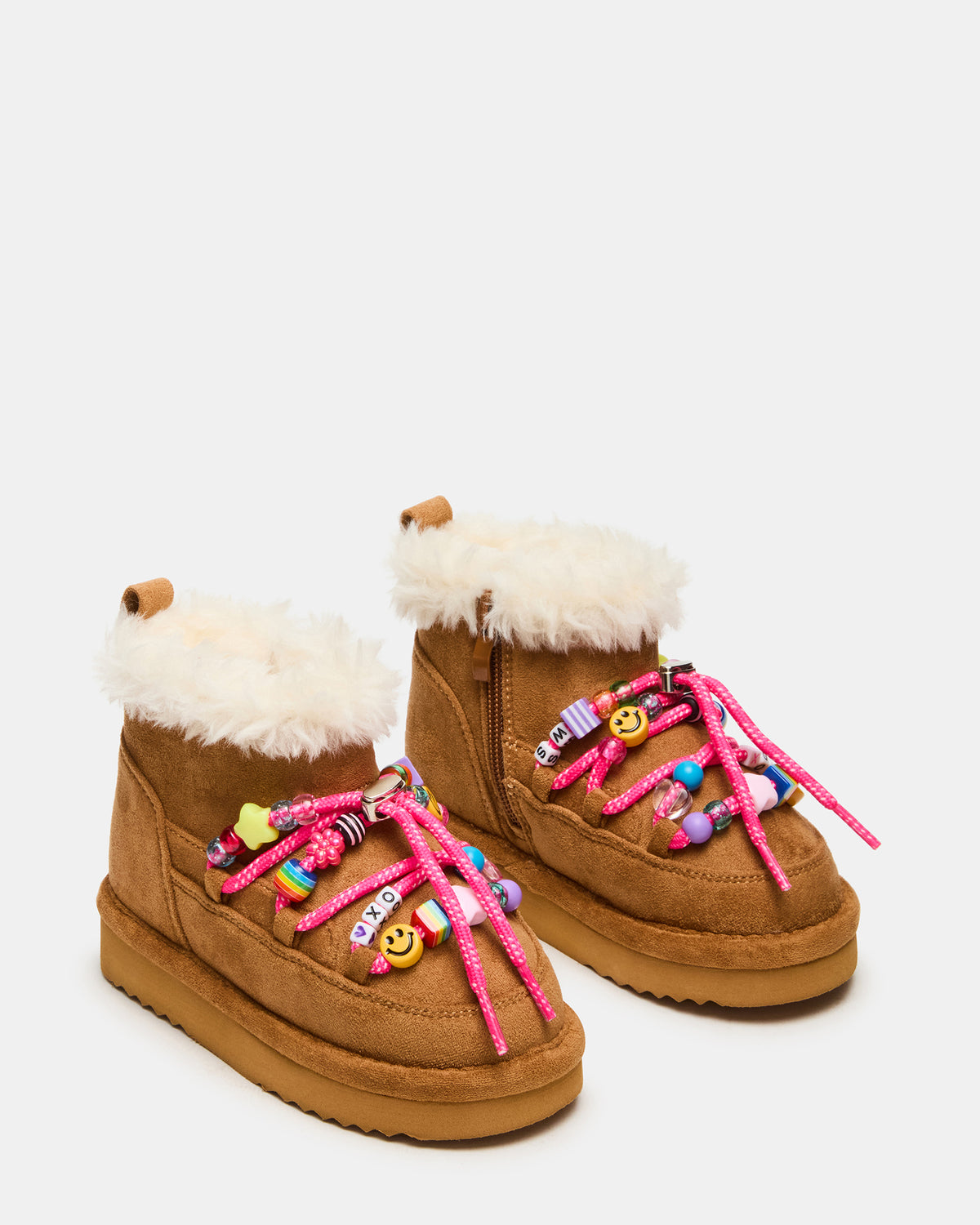 Toddlers' GLAZER Cognac Girls' Lace-Up Ankle Boot | Steve Madden near me