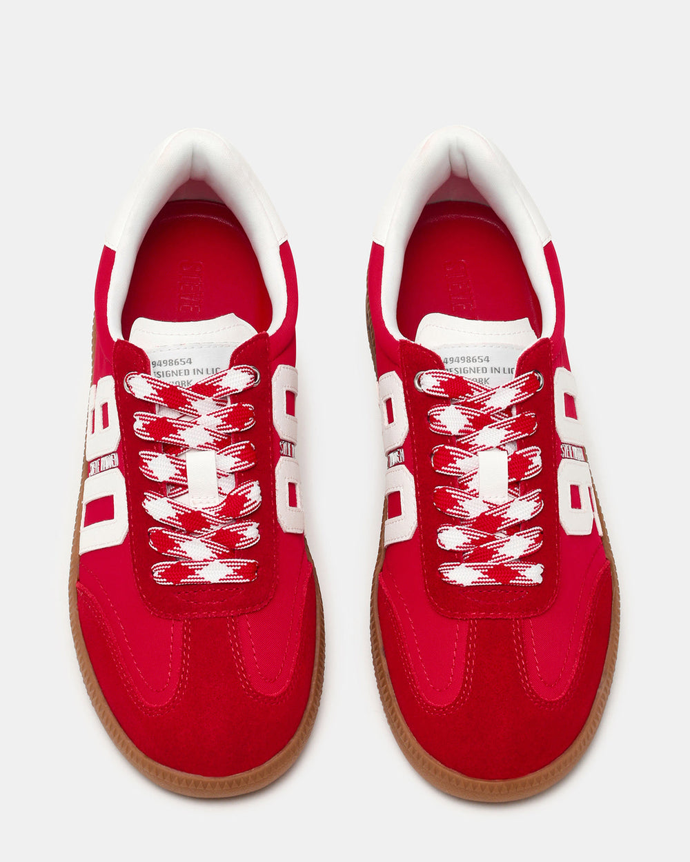 PACEY Red Multi Low-Top Lace-Up 90's Women's Sneaker | Steve Madden discount