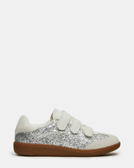 MOMENTUM Multi Glitter Velcro Low-Top Women's Sneakers | Steve Madden US