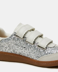MOMENTUM Multi Glitter Velcro Low-Top Women's Sneakers | Steve Madden US