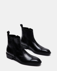 HAYNES Black Leather Men's Ankle Boot | Steve Madden near me