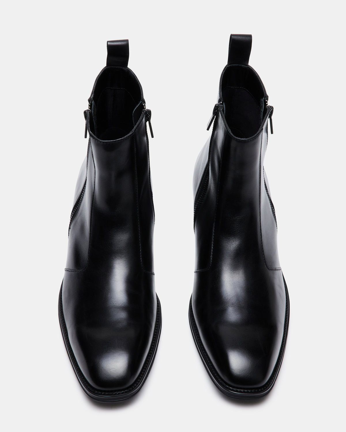 HAYNES Black Leather Men's Ankle Boot | Steve Madden near me