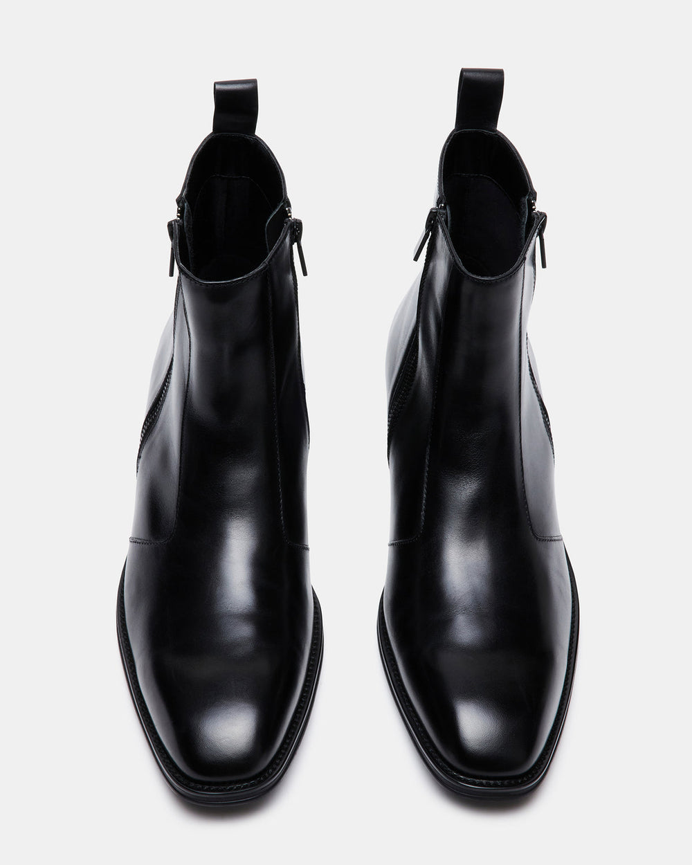 HAYNES Black Leather Men's Ankle Boot | Steve Madden near me