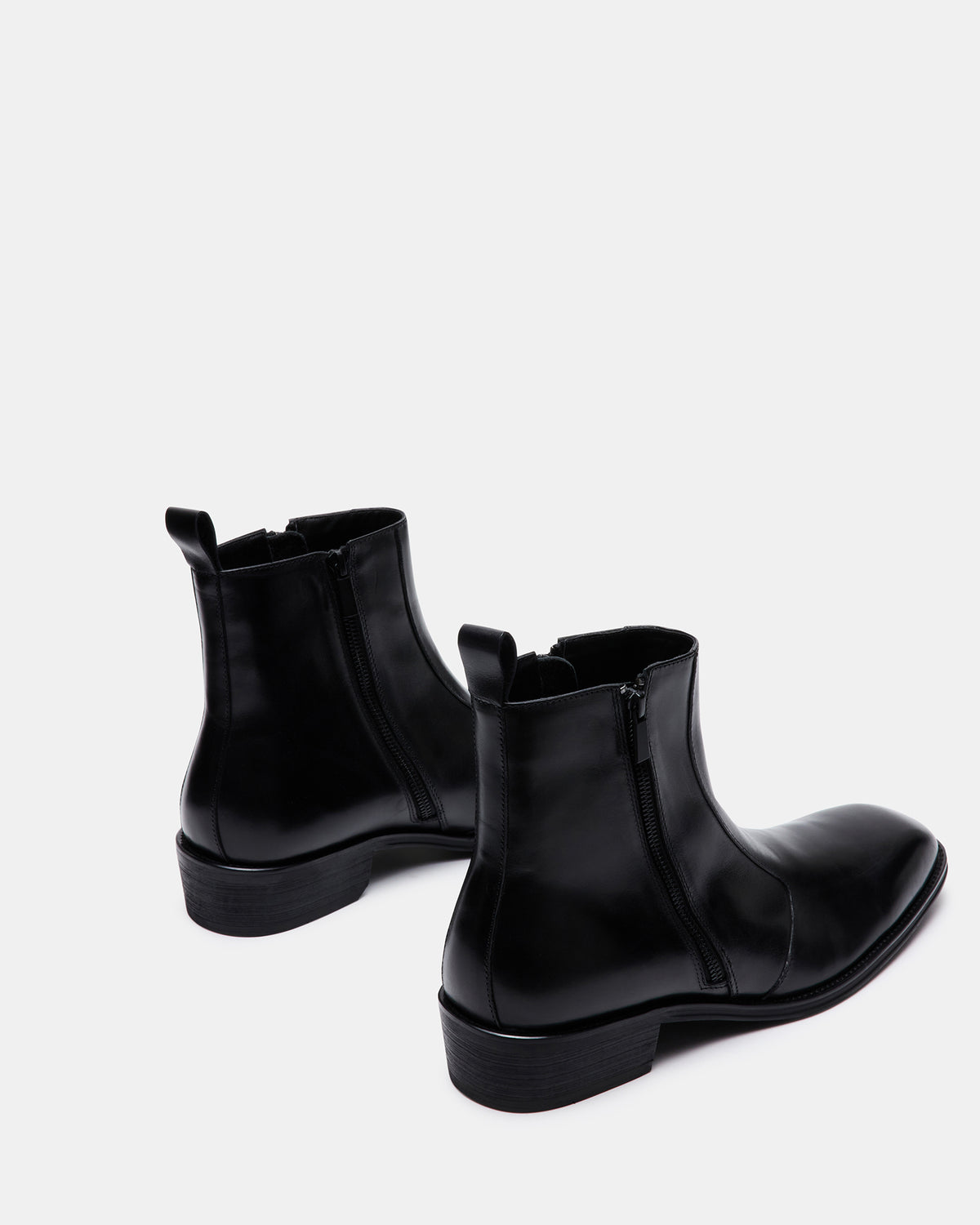 HAYNES Black Leather Men's Ankle Boot | Steve Madden near me