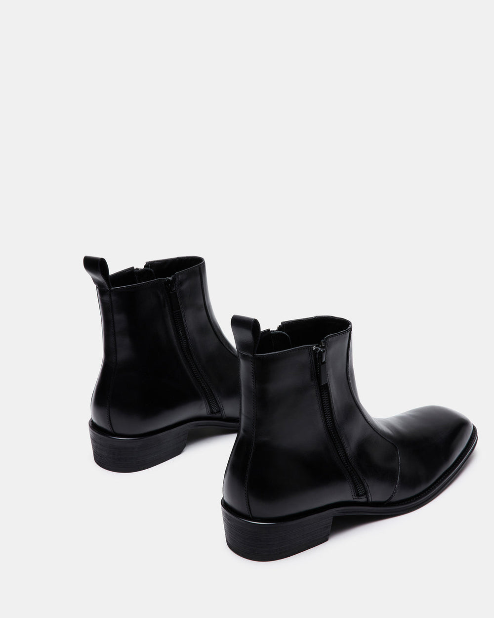 HAYNES Black Leather Men's Ankle Boot | Steve Madden near me