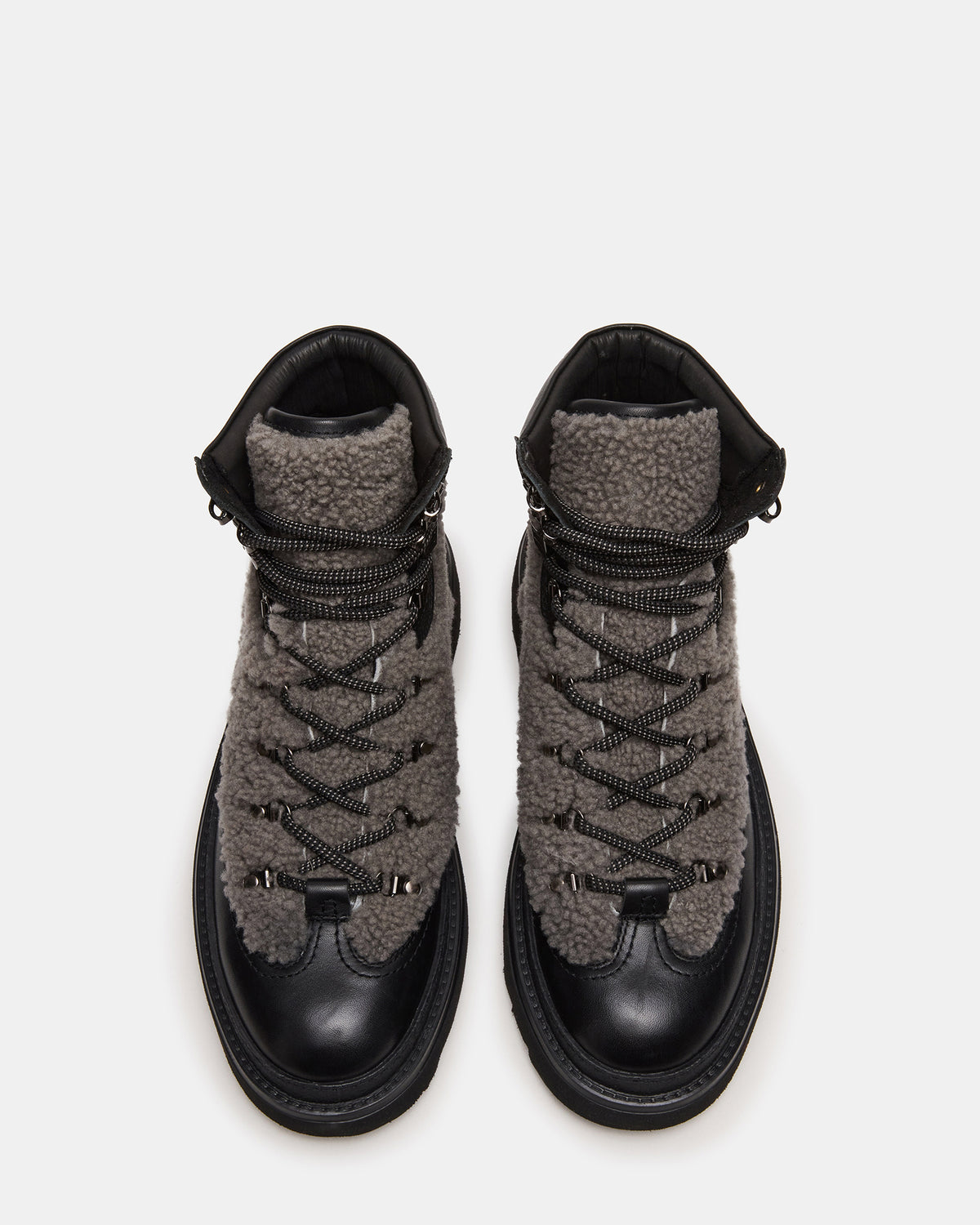 YOSEMITE Grey Multi Lace-Up Lug Men's Ankle Boot | Steve Madden discount