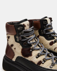 YOSEMITE Brown Multi Lace-Up Lug Men's Ankle Boot | Steve Madden outlet