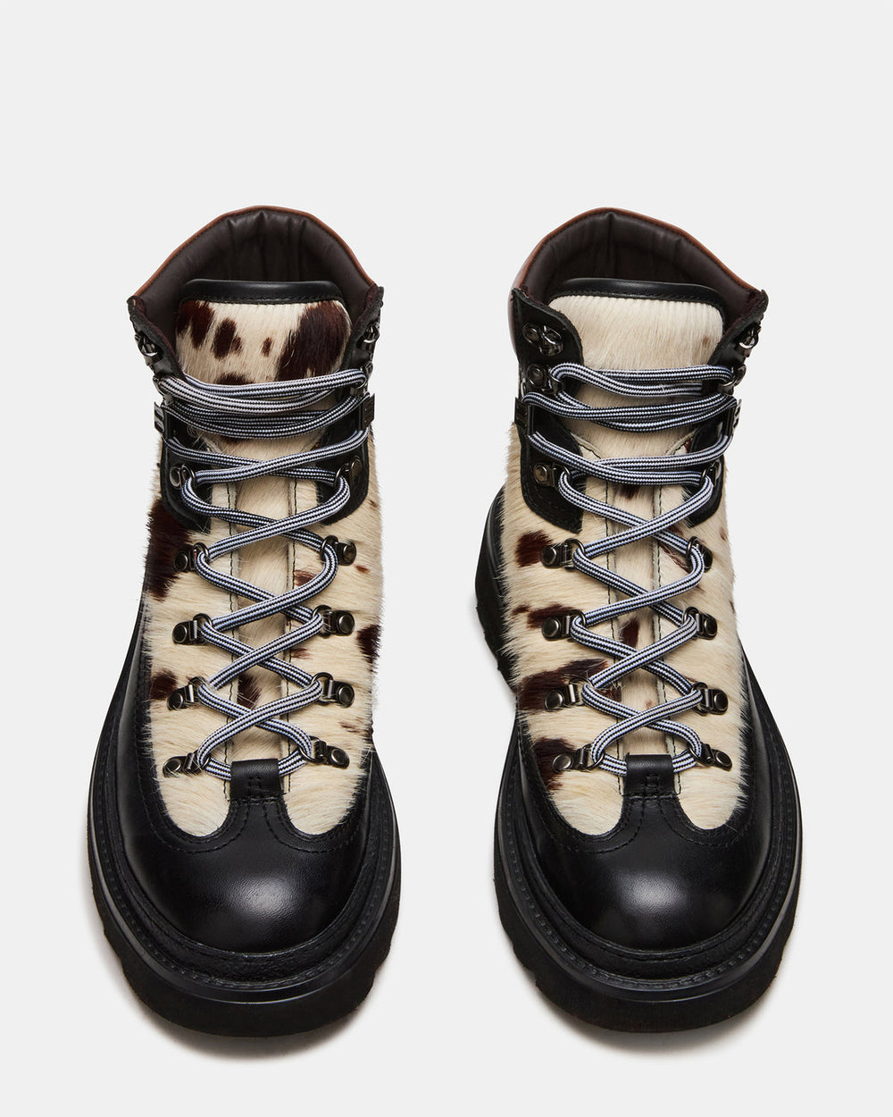 YOSEMITE Brown Multi Lace-Up Lug Men's Ankle Boot | Steve Madden outlet