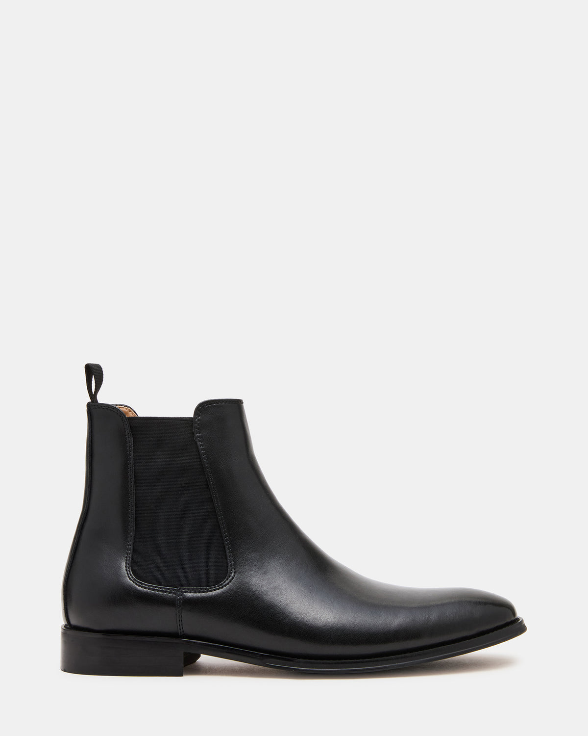 ALDAIR Black Chelsea Men's Ankle Boot | Steve Madden Sale