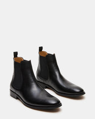 ALDAIR Black Chelsea Men's Ankle Boot | Steve Madden Sale