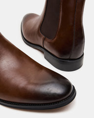 ALDAIR Brown Chelsea Men's Ankle Boot | Steve Madden US