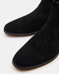 ALDAIR Black Suede Chelsea Men's Ankle Boot | Steve Madden outlet