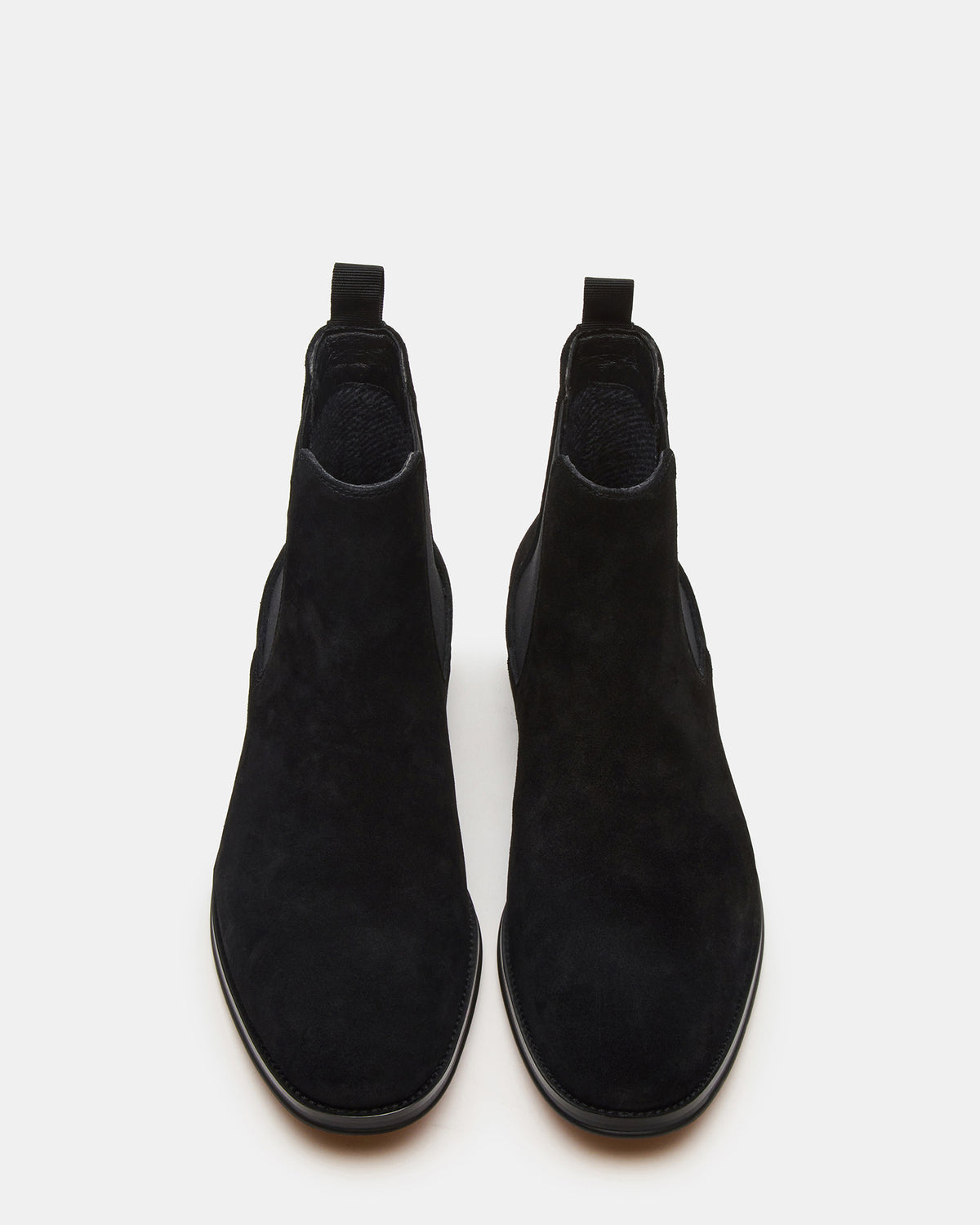 ALDAIR Black Suede Chelsea Men's Ankle Boot | Steve Madden outlet