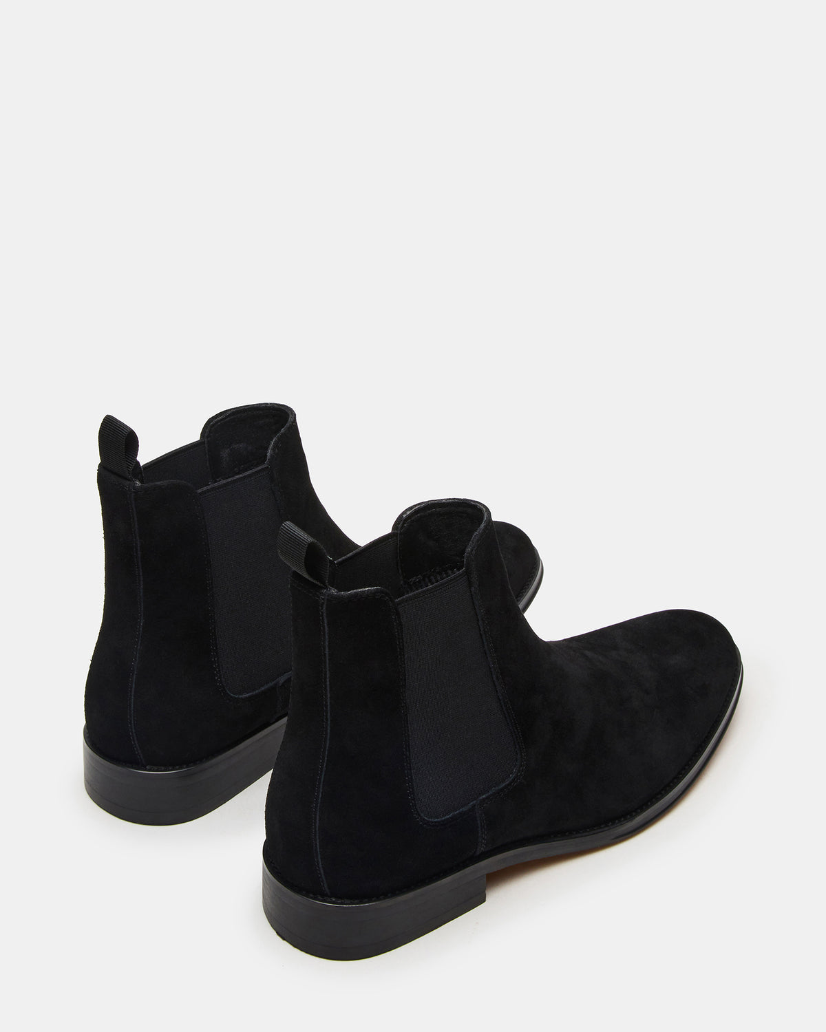 ALDAIR Black Suede Chelsea Men's Ankle Boot | Steve Madden outlet