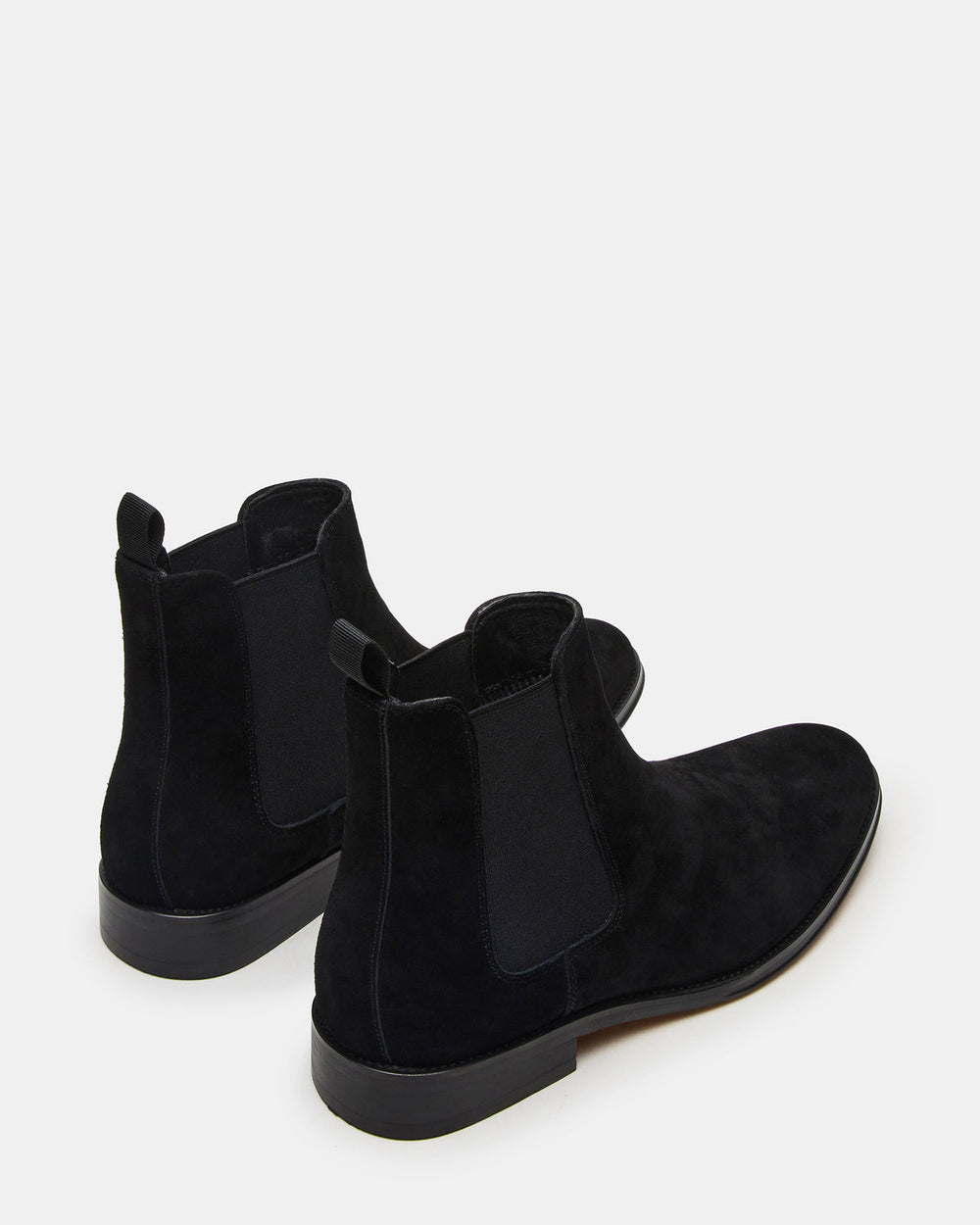 ALDAIR Black Suede Chelsea Men's Ankle Boot | Steve Madden outlet