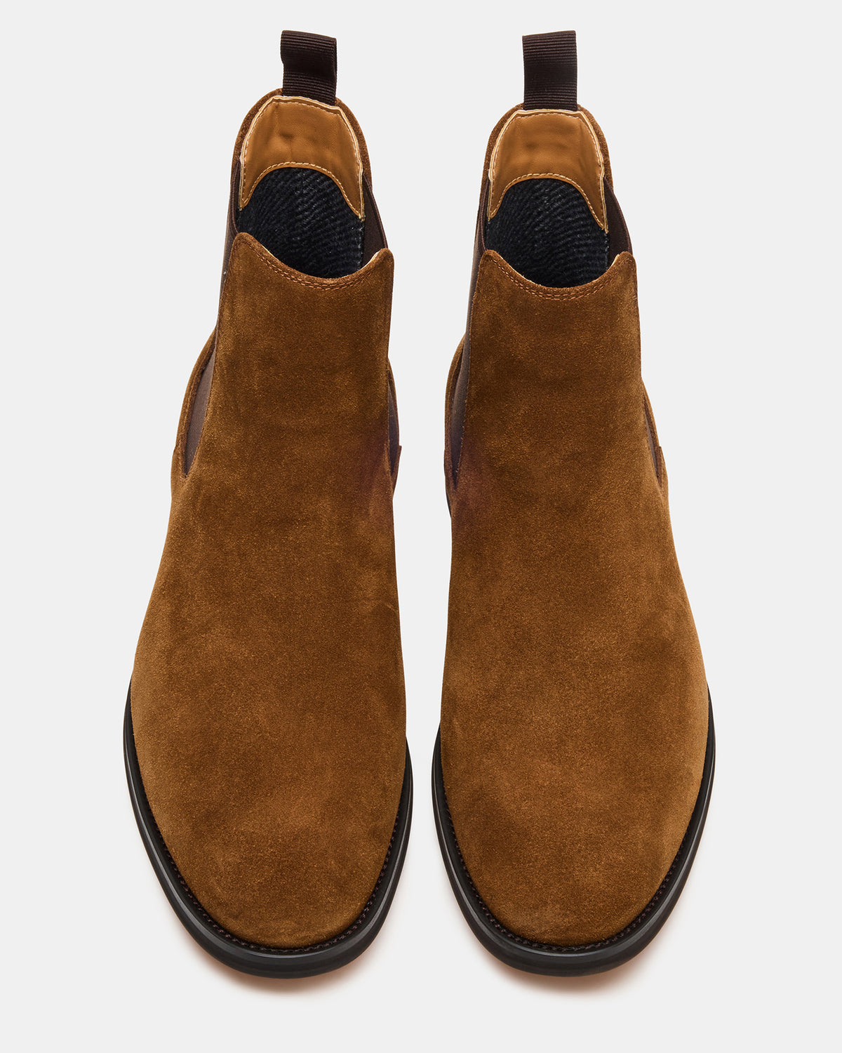 ALDAIR Chestnut Suede Chelsea Men's Ankle Boot | Steve Madden for Sale