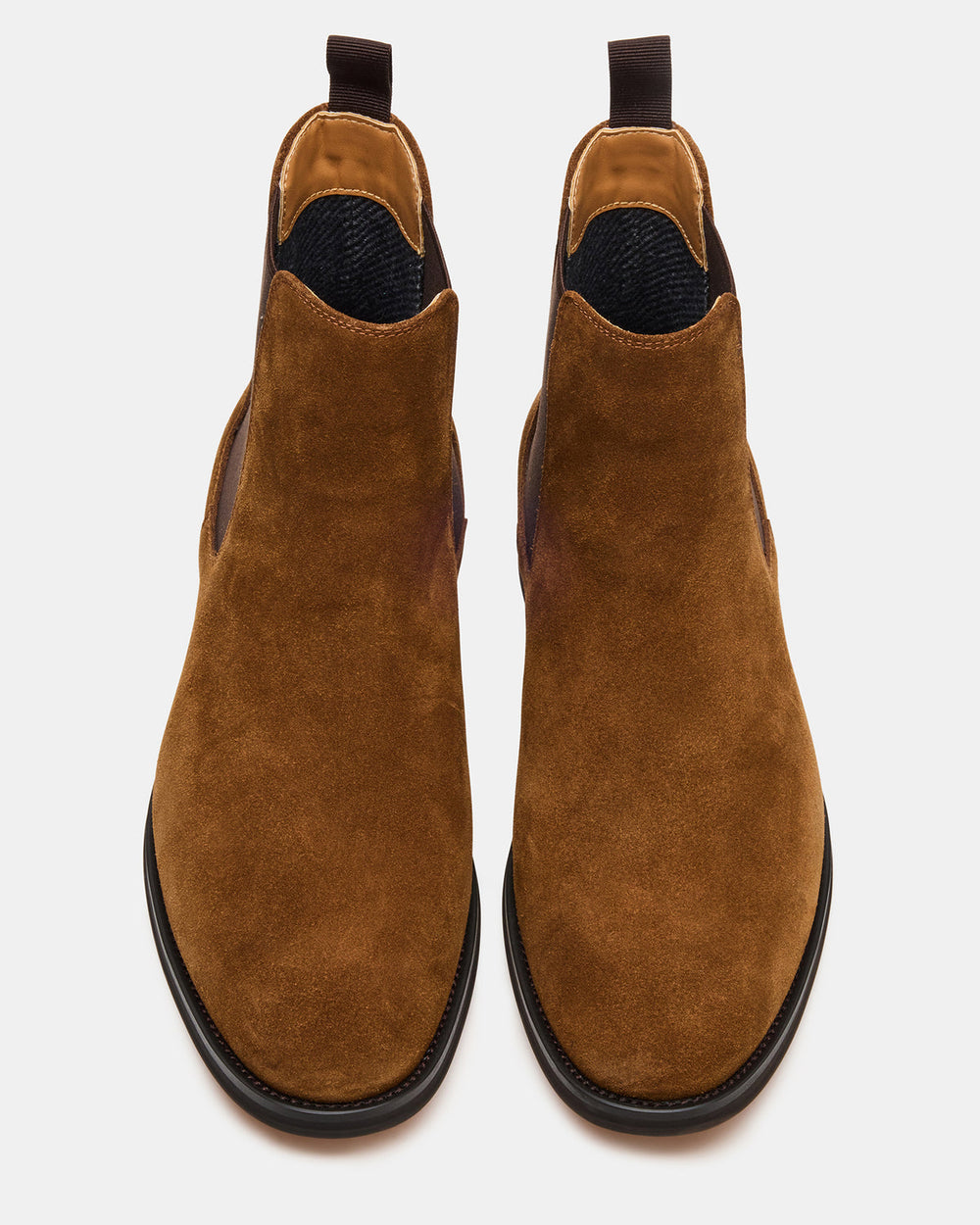 ALDAIR Chestnut Suede Chelsea Men's Ankle Boot | Steve Madden for Sale