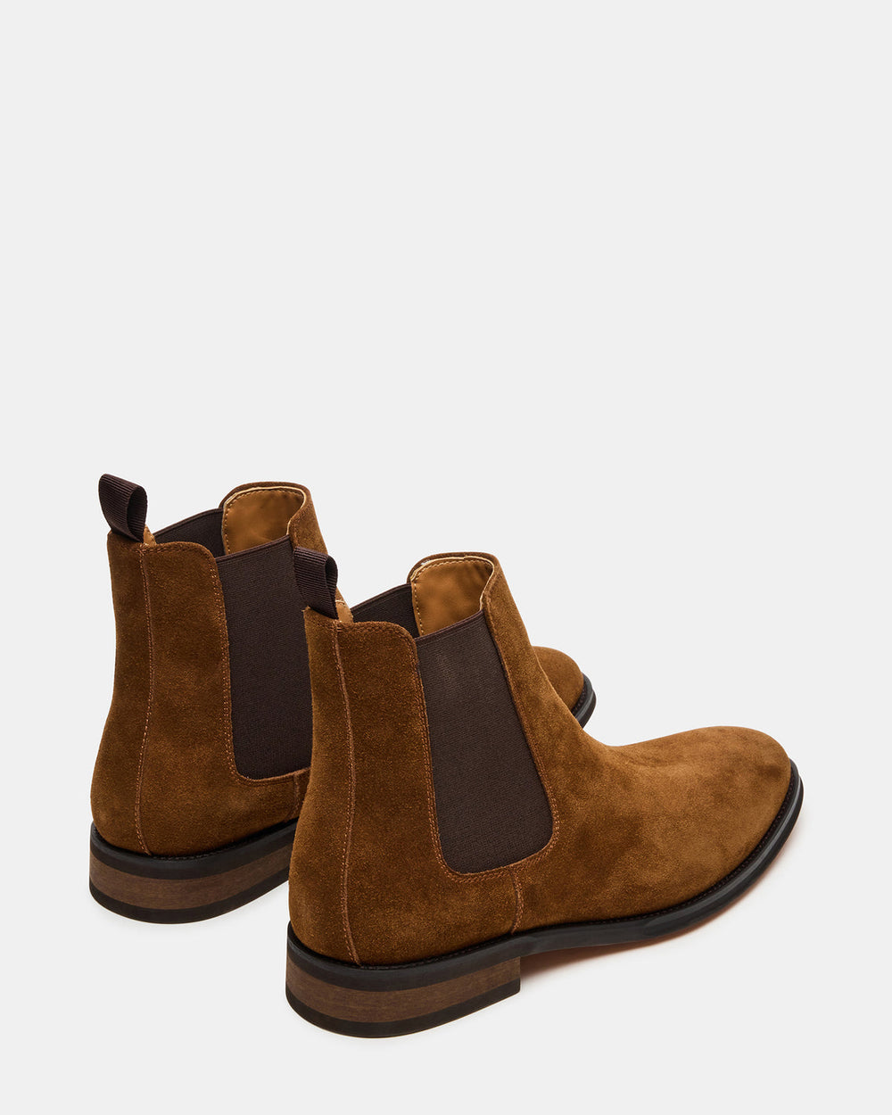 ALDAIR Chestnut Suede Chelsea Men's Ankle Boot | Steve Madden for Sale