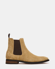 ALDAIR Taupe Suede Chelsea Men's Ankle Boot | Steve Madden online
