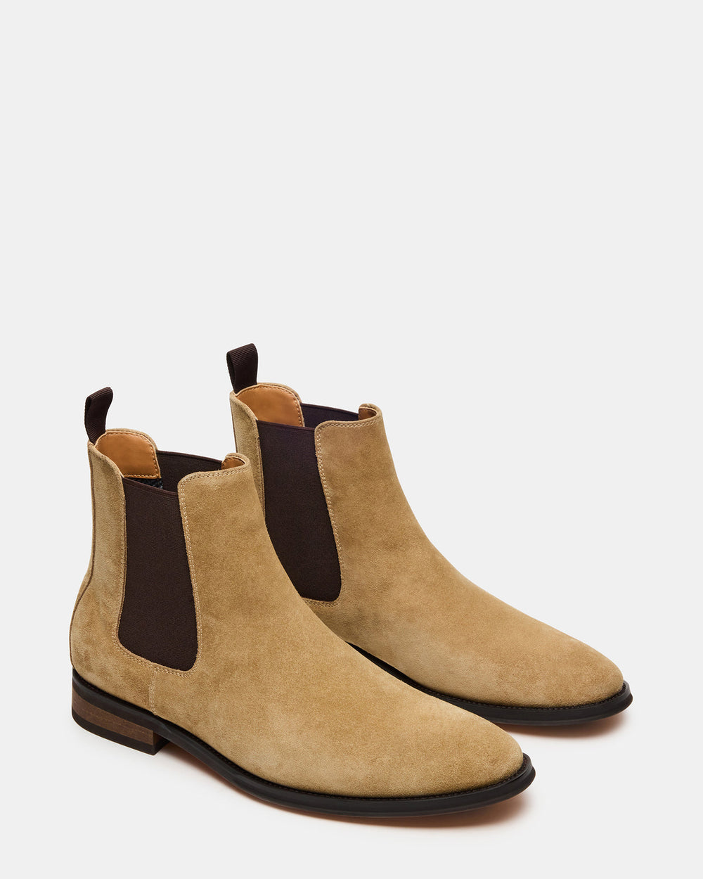 ALDAIR Taupe Suede Chelsea Men's Ankle Boot | Steve Madden online